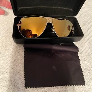 Versace 57mm pilot aviator sunglasses